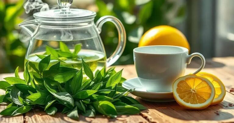 como fazer 1l de cha verde