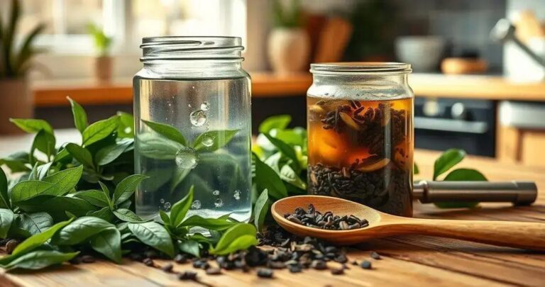 como fazer chá para kombucha