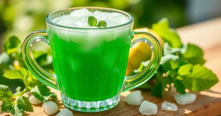 chá verde gelado receitas