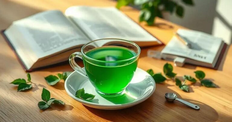 como fazer chá verde