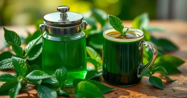 armazenar chá verde