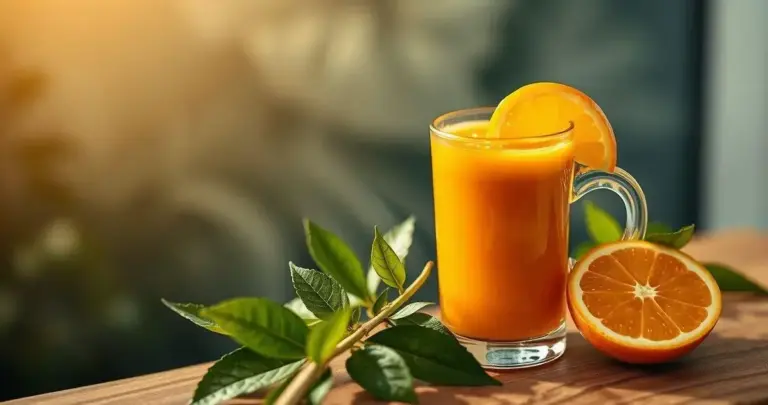 benefícios do chá de casca de laranja