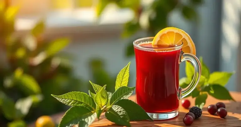 benefícios do chá de hibisco com canela