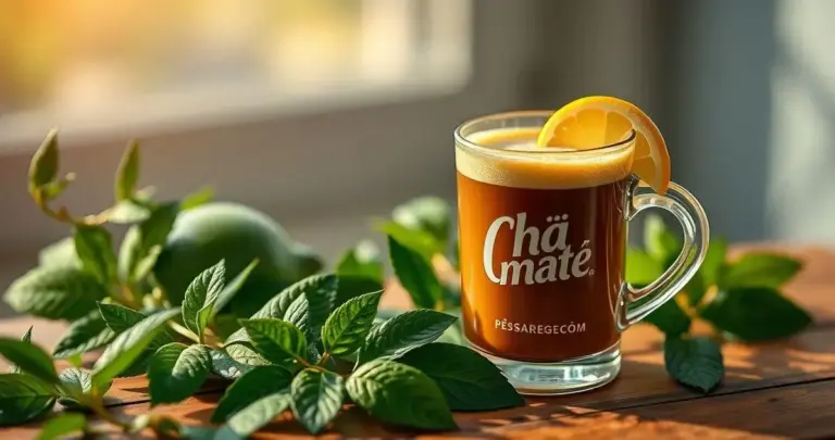 benefícios do chá mate com pêssego