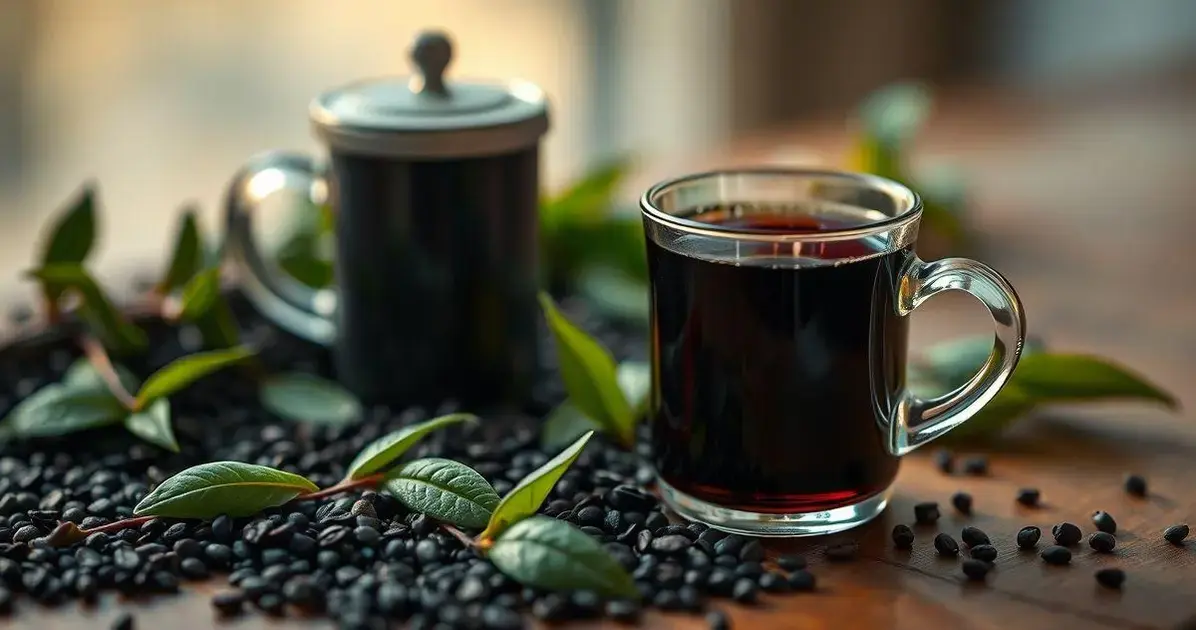 blend de chá preto