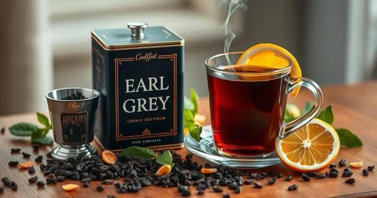 chá preto earl grey