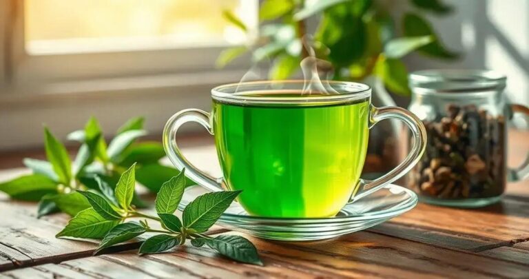 chá verde detox