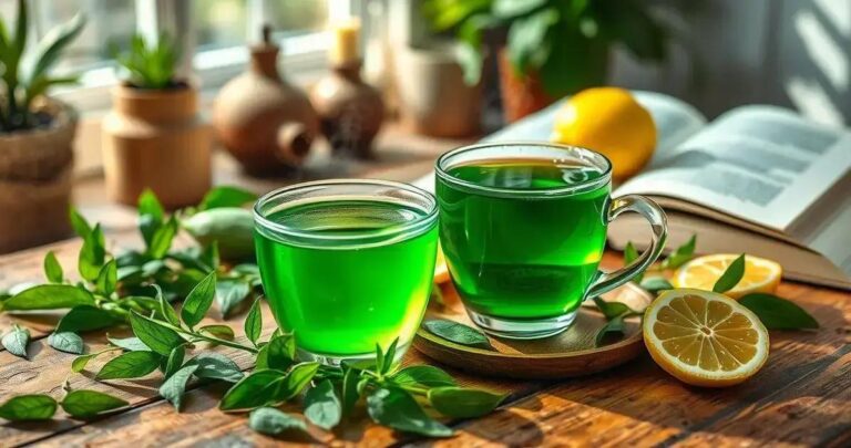 chá verde em jejum