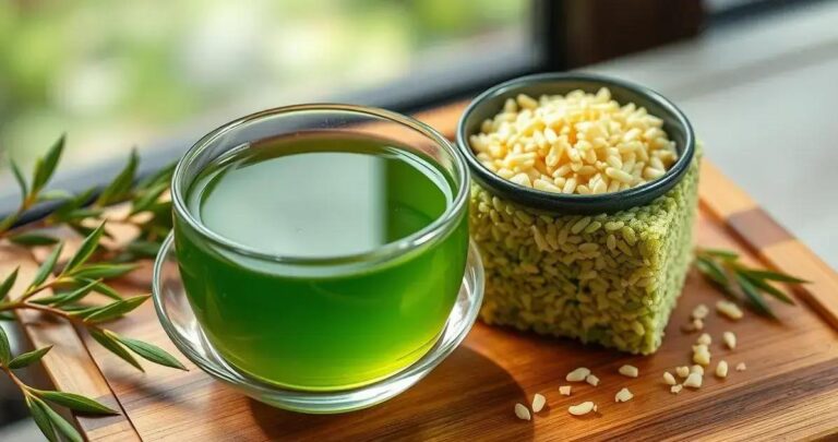 chá verde genmaicha