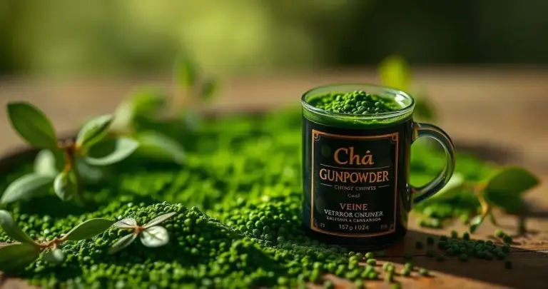 chá verde gunpowder