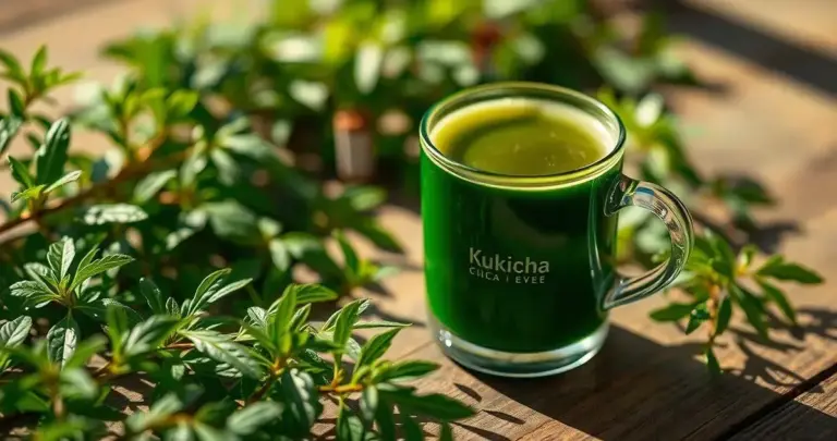 chá verde kukicha
