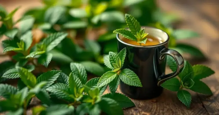 chá verde para alergias