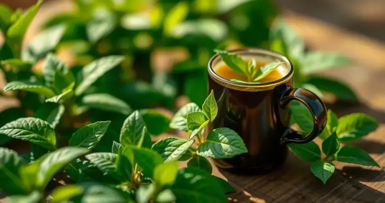 chá verde saúde do coração
