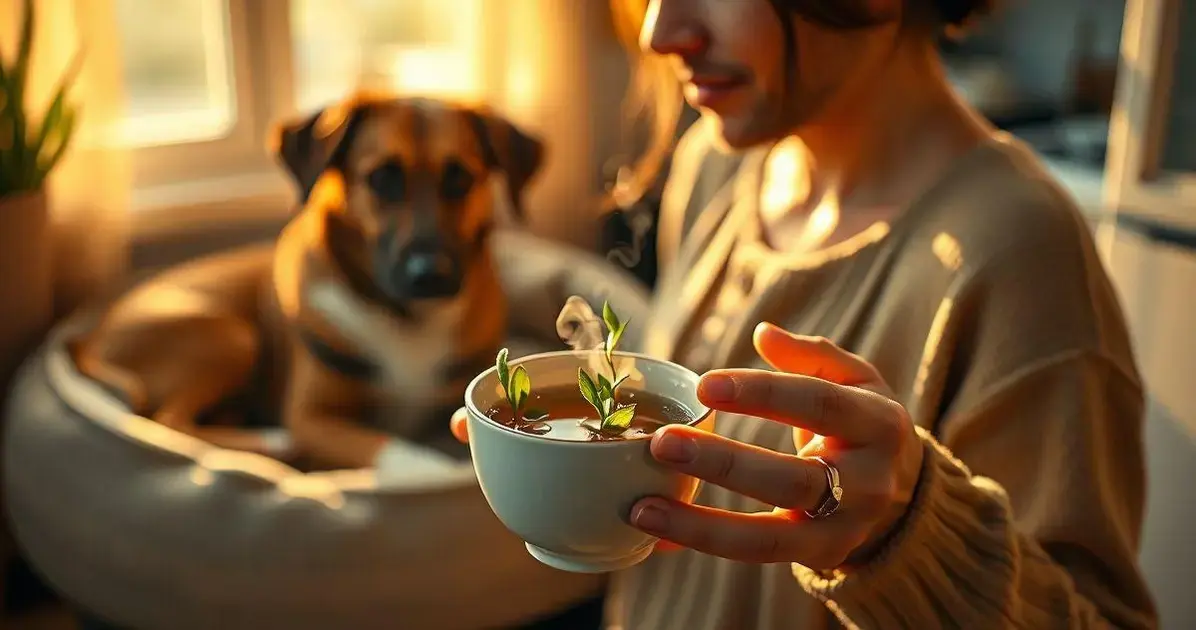 chás para cólica em cachorro