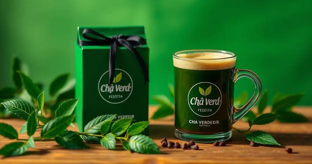 presente para amante de chá verde