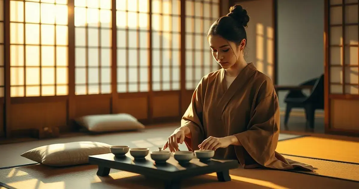 cerimônia do chá japonesa