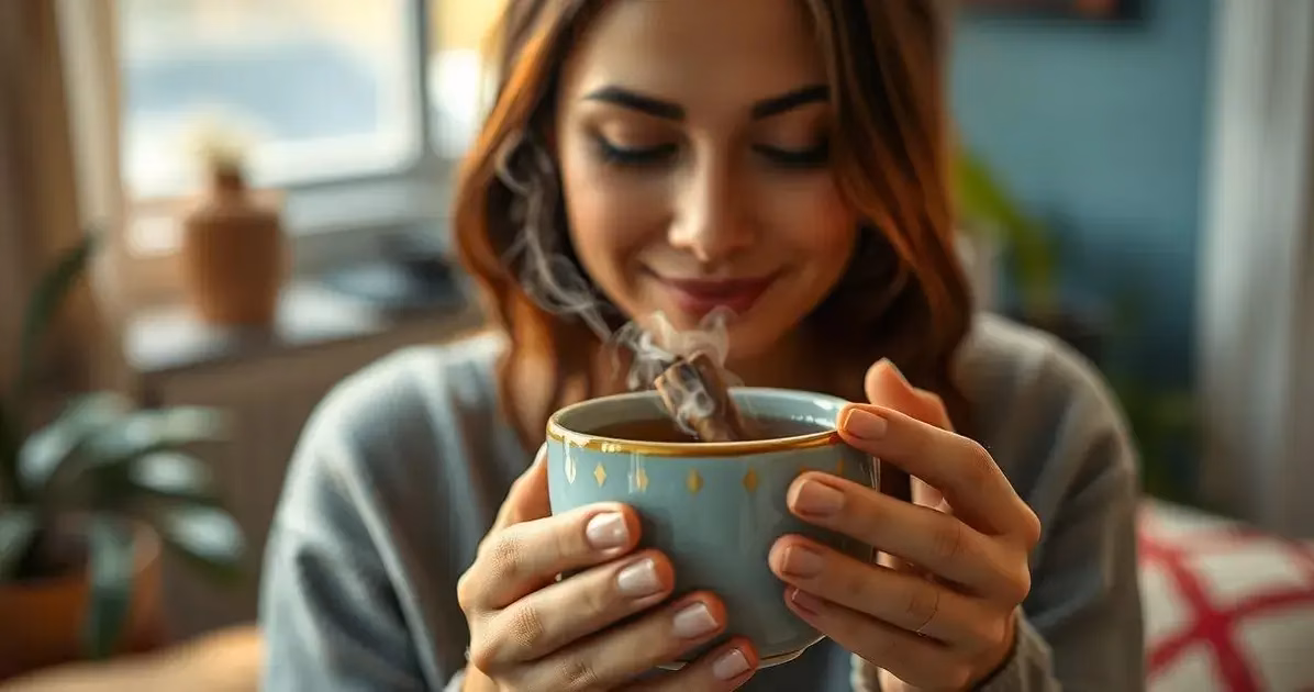 chá de canela para gripe