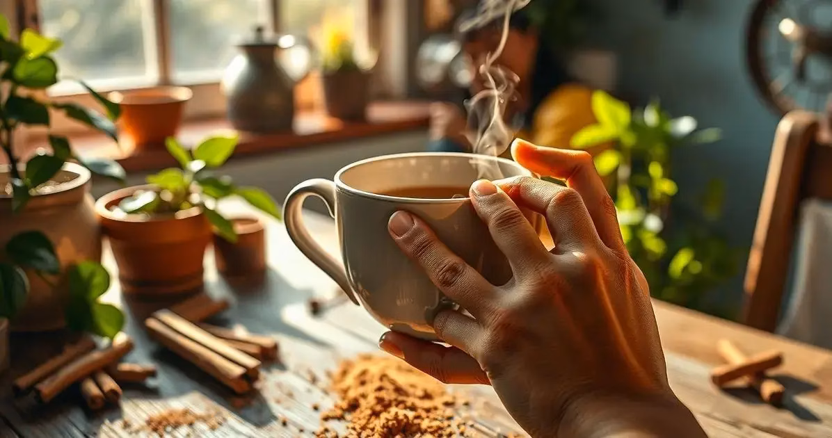 chá de canela