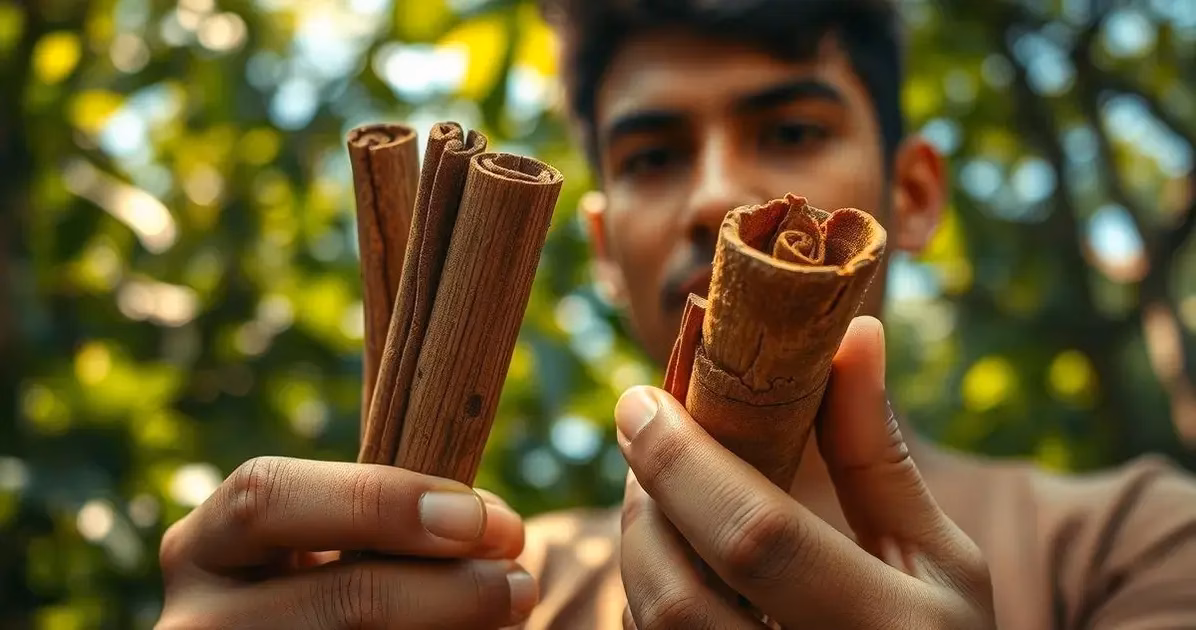 tipos de canela chá